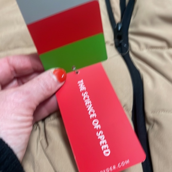 Spyder Thermaweb Jacket beige large new with tags - Picture 4 of 7